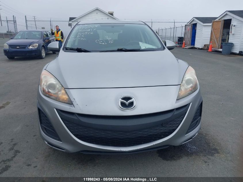 2011 Mazda Mazda3 VIN: JM1BL1KF9B1405942 Lot: 11998243