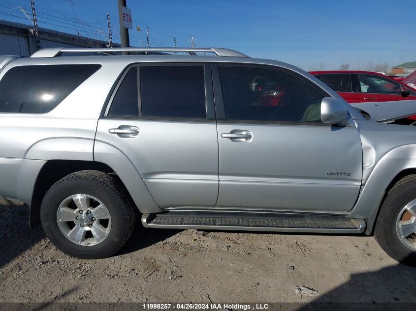 2004 Toyota 4Runner Limited VIN: JTEBU17R740037166 Lot: 11998257