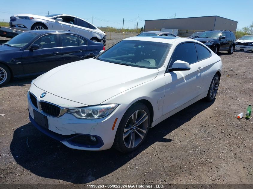 2016 BMW 4 Series VIN: WBA3N9C57GK251121 Lot: 11998263