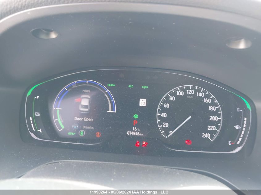 2019 Honda Insight VIN: 19XZE4F74KE400299 Lot: 11998264