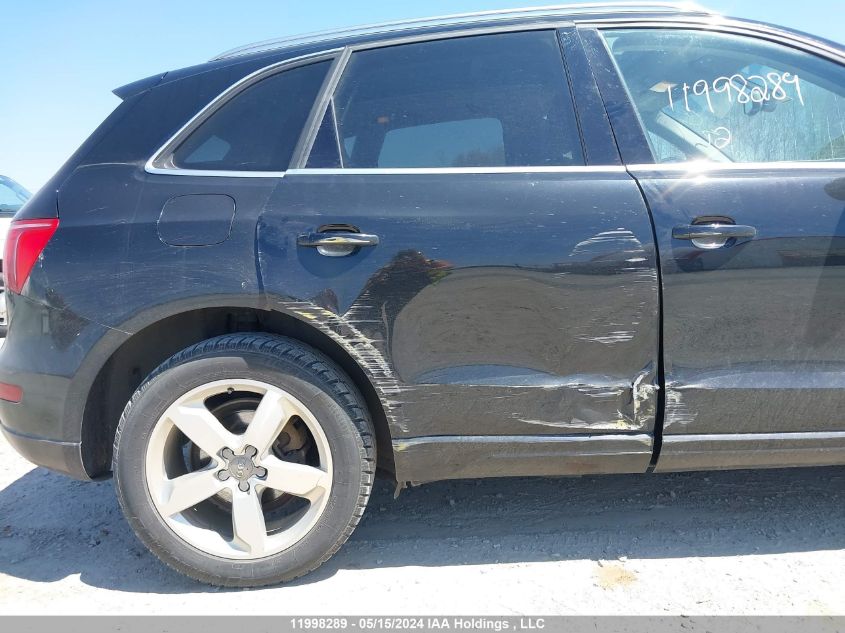 2012 Audi Q5 VIN: WA1VFCFP1CA091623 Lot: 11998289