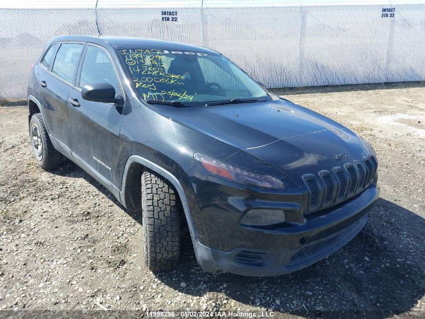 2014 Jeep Cherokee Sport VIN: 1C4PJMAS2EW139912 Lot: 11998295