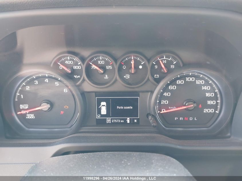 2022 Chevrolet Silverado K1500 VIN: 1GCPDAEK0NZ623480 Lot: 11998296