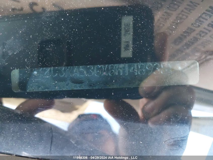 2008 Chrysler 300 Touring VIN: 2C3KA53GX8H148938 Lot: 11998306