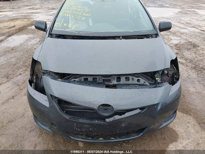 2007 Toyota Yaris VIN: JTDBT923271095905 Lot: 11998311