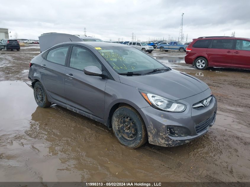 2014 Hyundai Accent L VIN: KMHCT4AE7EU780080 Lot: 11998313