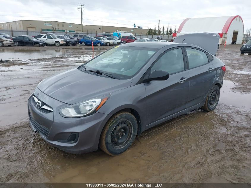 2014 Hyundai Accent L VIN: KMHCT4AE7EU780080 Lot: 11998313