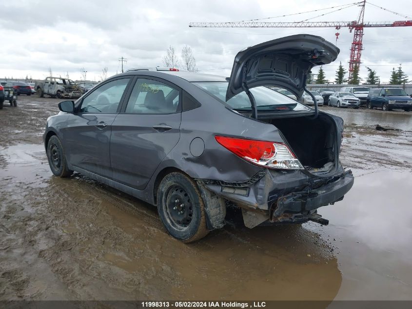 2014 Hyundai Accent L VIN: KMHCT4AE7EU780080 Lot: 11998313