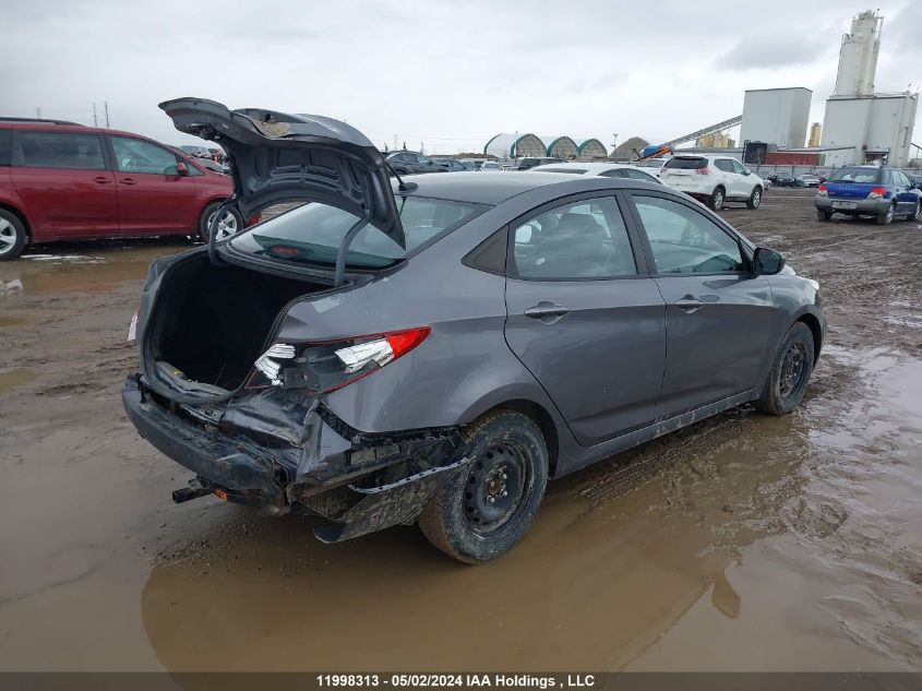 2014 Hyundai Accent L VIN: KMHCT4AE7EU780080 Lot: 11998313