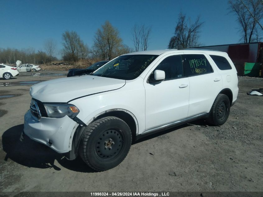 2014 Dodge Durango Sxt VIN: 1C4RDJAG3EC402131 Lot: 11998324