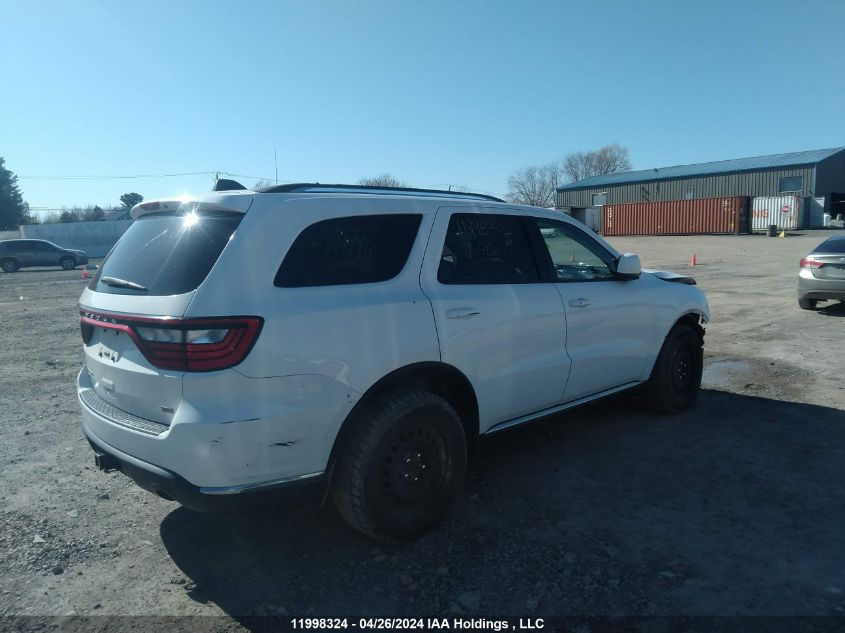 2014 Dodge Durango Sxt VIN: 1C4RDJAG3EC402131 Lot: 11998324