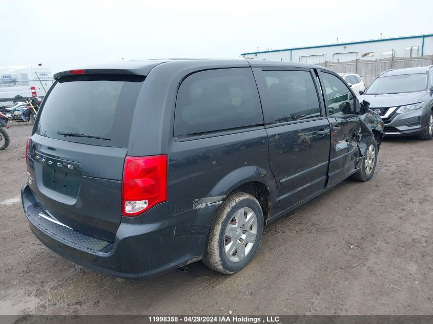 2012 Dodge Grand Caravan Se VIN: 2C4RDGBG9CR335167 Lot: 11998358