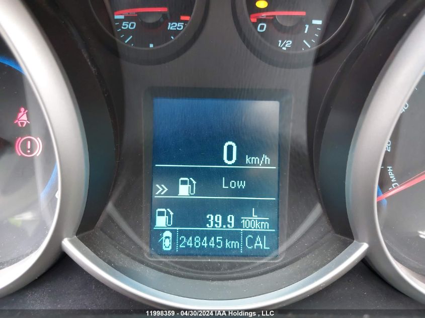 2012 Chevrolet Cruze VIN: 1G1PL5SC5C7409450 Lot: 11998359