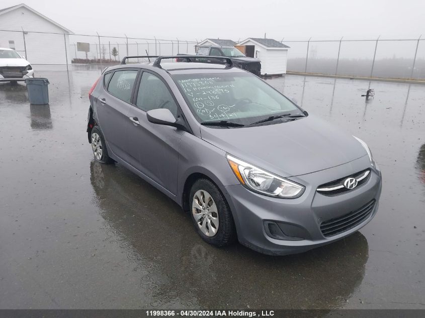 2016 Hyundai Accent Se VIN: KMHCT5AEXGU248895 Lot: 11998366