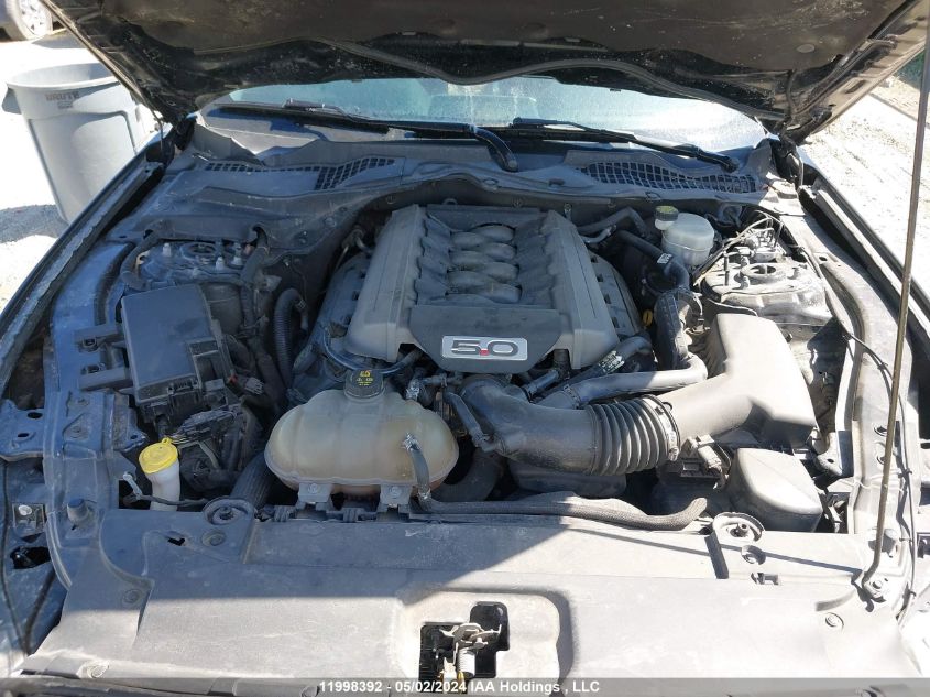 2016 Ford Mustang Gt Premium VIN: 1FA6P8CF4G5262417 Lot: 11998392