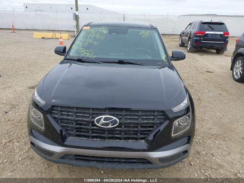 2024 Hyundai Venue Se VIN: KMHRB8A38RU287985 Lot: 11998394