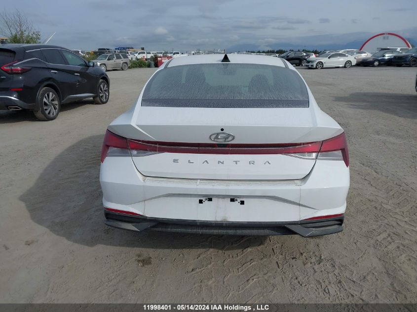 2022 Hyundai Elantra Sel VIN: KMHLM4AG9NU307828 Lot: 11998401