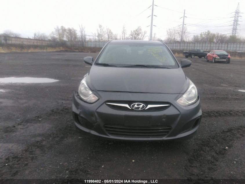 2012 Hyundai Accent Gls/Gs VIN: KMHCT5AE8CU005094 Lot: 11998402