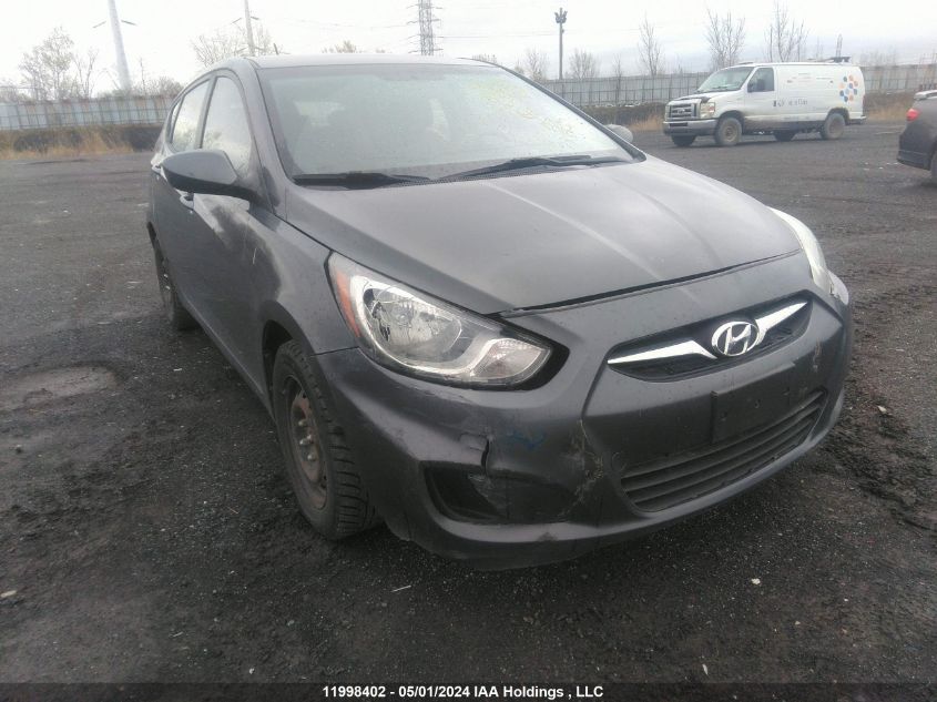 2012 Hyundai Accent Gls/Gs VIN: KMHCT5AE8CU005094 Lot: 11998402