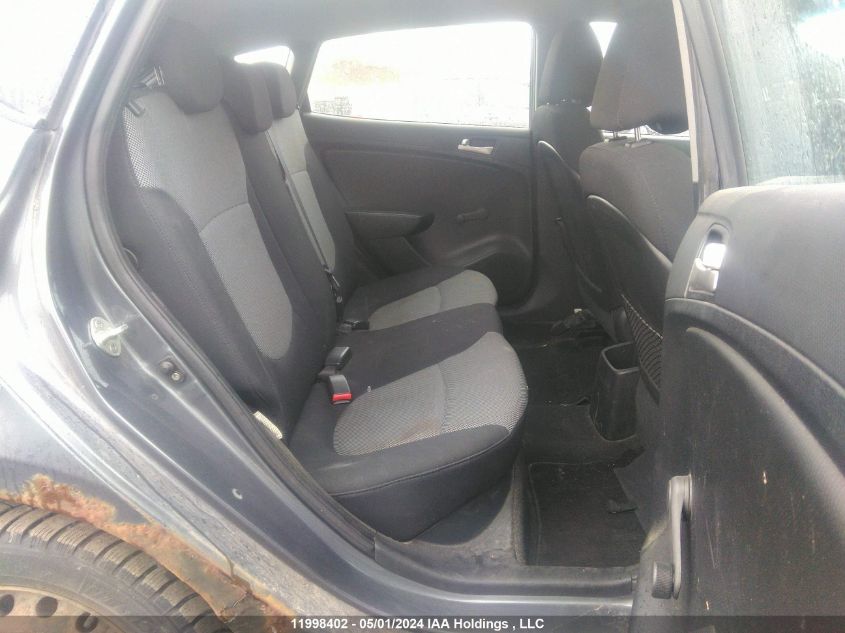 2012 Hyundai Accent Gls/Gs VIN: KMHCT5AE8CU005094 Lot: 11998402