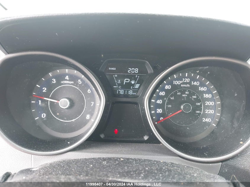 2014 Hyundai Elantra Gl VIN: 5NPDH4AEXEH525587 Lot: 11998407