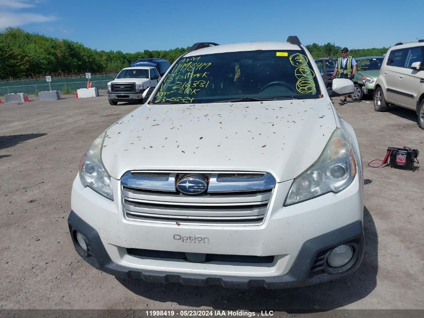 2013 Subaru Outback VIN: 4S4BRGBC7D3216331 Lot: 11998419