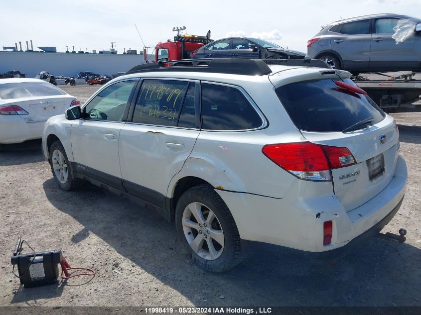 2013 Subaru Outback VIN: 4S4BRGBC7D3216331 Lot: 11998419