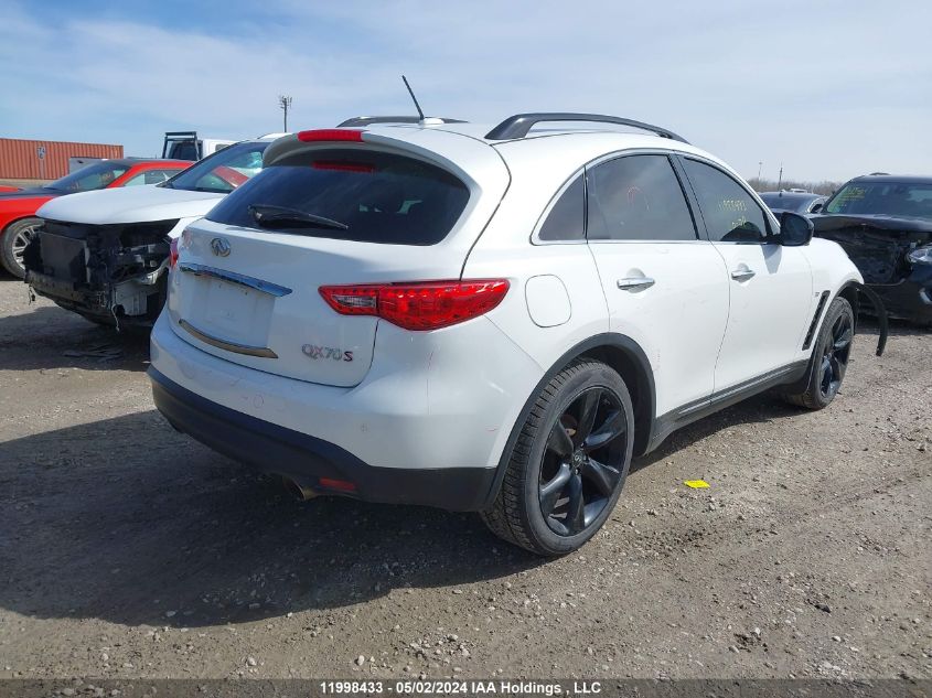 2016 Infiniti Qx70 VIN: JN8CS1MW4GM750407 Lot: 11998433