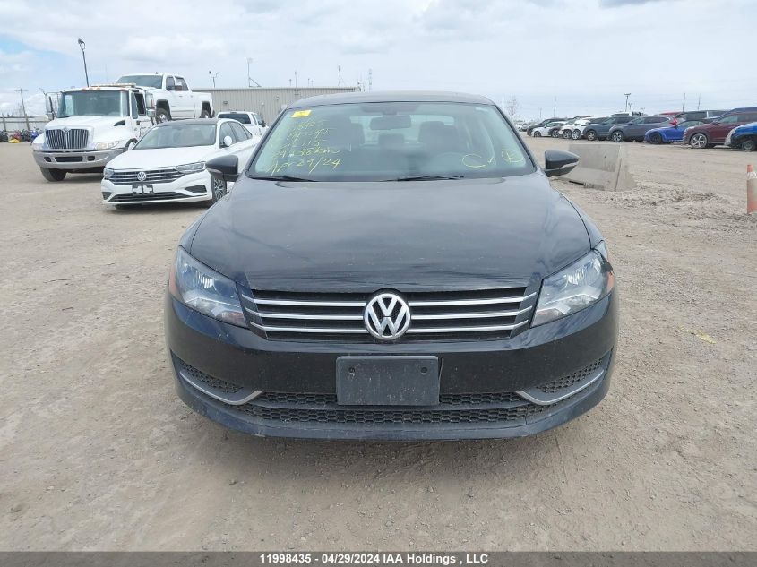 2012 Volkswagen Passat VIN: 1VWBH7A37CC012715 Lot: 11998435