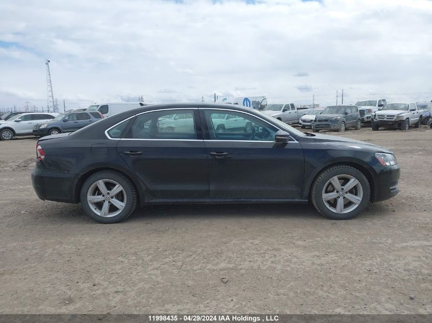 2012 Volkswagen Passat VIN: 1VWBH7A37CC012715 Lot: 11998435