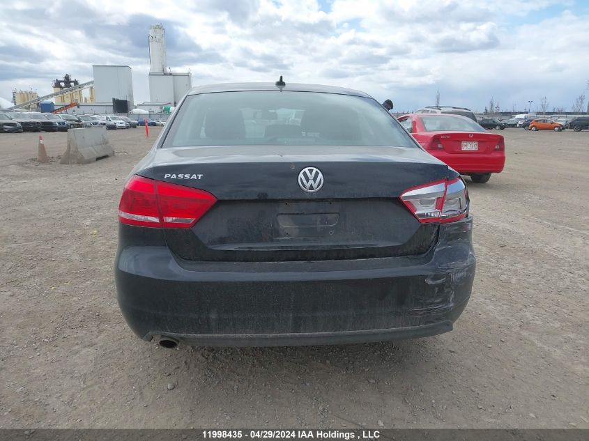 2012 Volkswagen Passat VIN: 1VWBH7A37CC012715 Lot: 11998435