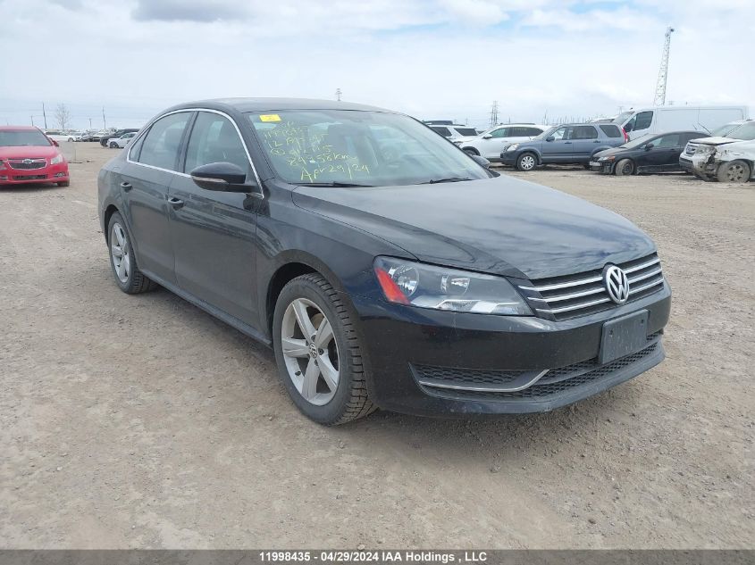 2012 Volkswagen Passat VIN: 1VWBH7A37CC012715 Lot: 11998435