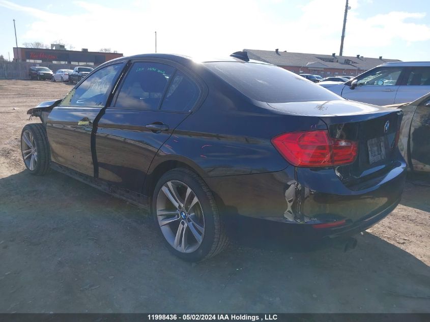 2013 BMW 3 Series VIN: WBA3B3C56DJ810780 Lot: 11998436