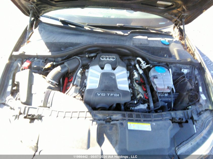 2012 Audi A6 VIN: WAUFGCFC3CN148950 Lot: 11998442