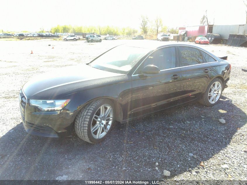 2012 Audi A6 VIN: WAUFGCFC3CN148950 Lot: 11998442