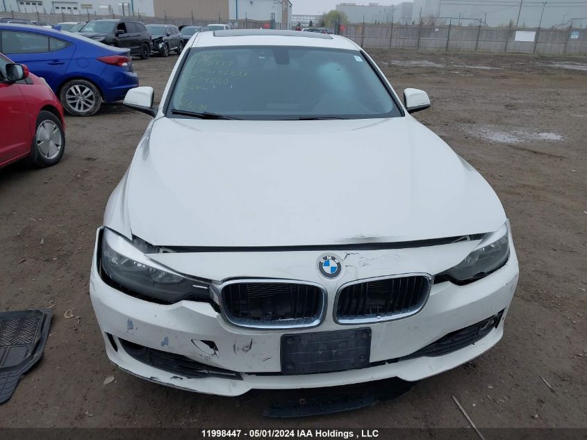 2013 BMW 328 Xi VIN: WBA3B3C54DF534800 Lot: 11998447