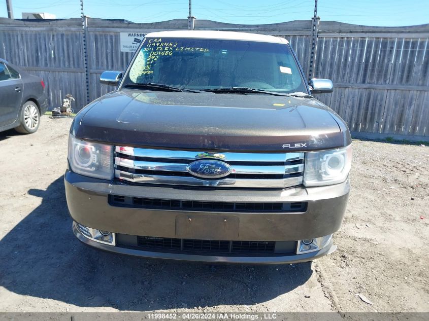 2011 Ford Flex Limited VIN: 2FMHK6DC5BBD01686 Lot: 11998452