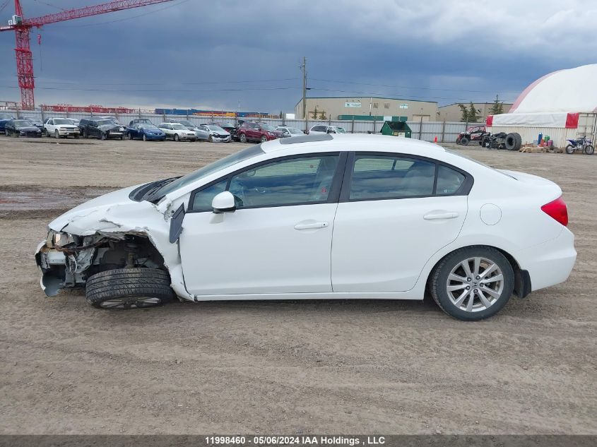 2012 Honda Civic Ex 4Dr VIN: 2HGFB2F59CH024222 Lot: 11998460