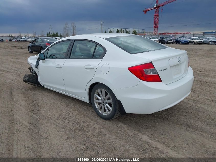 2012 Honda Civic Ex 4Dr VIN: 2HGFB2F59CH024222 Lot: 11998460