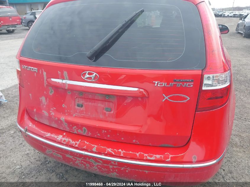 2012 Hyundai Elantra Touring Gls VIN: KMHDB8AE7CU127101 Lot: 11998468