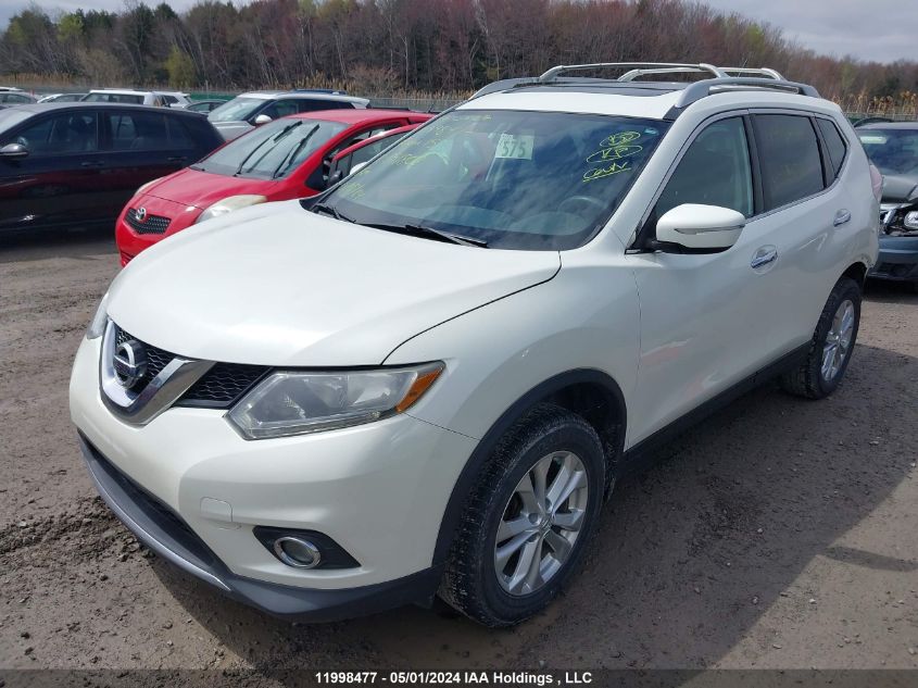 2015 Nissan Rogue S/Sl/Sv VIN: 5N1AT2MV6FC891802 Lot: 11998477