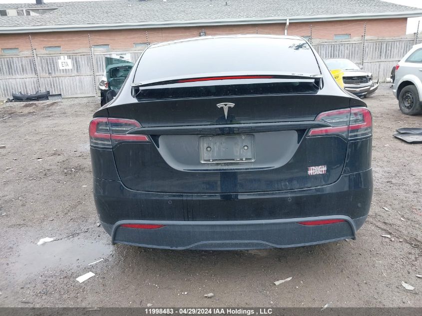 2022 Tesla Model X VIN: 7SAXCBE63NF344612 Lot: 11998483