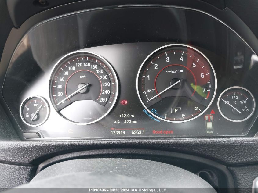 2016 BMW 3 Series VIN: WBA8E3C56GK504982 Lot: 11998496