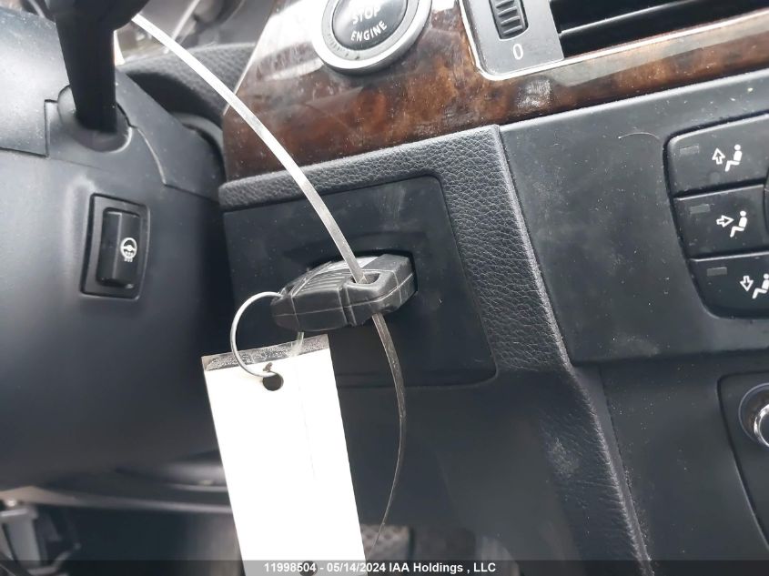 2011 BMW 3 Series VIN: WBAPK7C54BA974132 Lot: 11998504