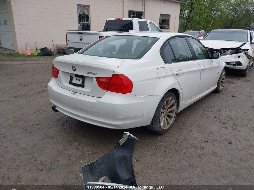 2011 BMW 3 Series VIN: WBAPK7C54BA974132 Lot: 11998504