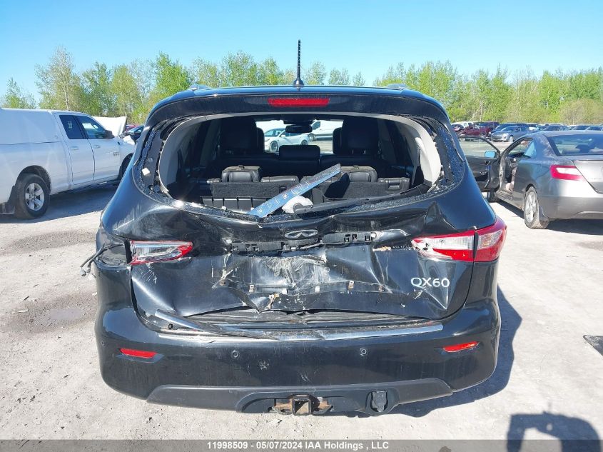 2014 Infiniti Qx60 VIN: 5N1CL0MM4EC512900 Lot: 11998509
