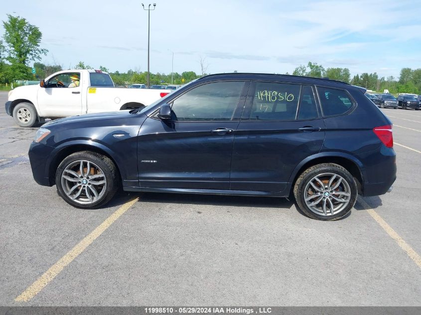 2017 BMW X3 VIN: 5UXWX7C3XH0W40053 Lot: 11998510