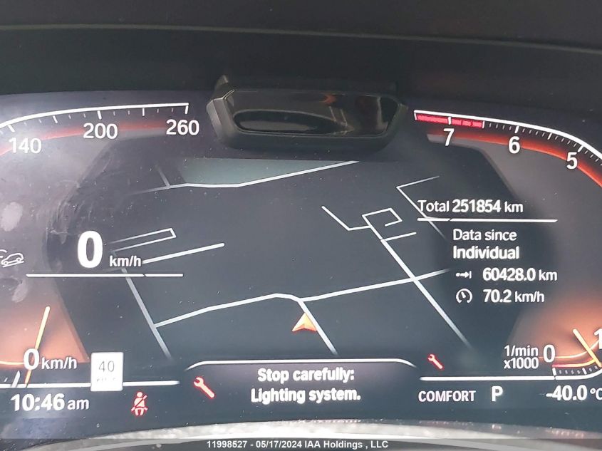 2019 BMW X5 xDrive40I VIN: 5UXCR6C54KLL52334 Lot: 11998527