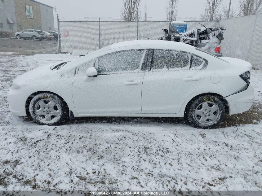 2014 Honda Civic Hybrid VIN: 19XFB4F24EE400078 Lot: 11998542