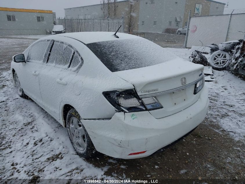 2014 Honda Civic Hybrid VIN: 19XFB4F24EE400078 Lot: 11998542